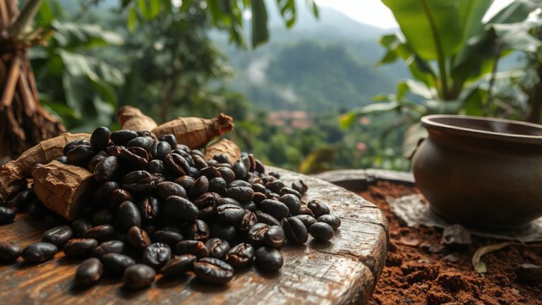 earthy sweet sumatran java beans