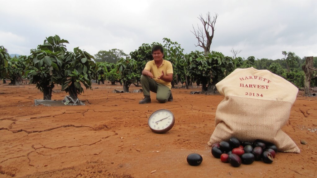 erratic rains disrupt coffee harvests