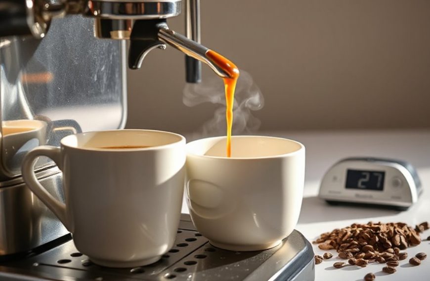 espresso extraction and caffeine alertness