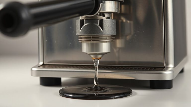 espresso machine back leak