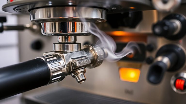 espresso machine safety valve issue