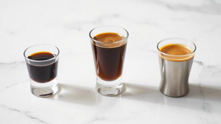espresso shot volume standards