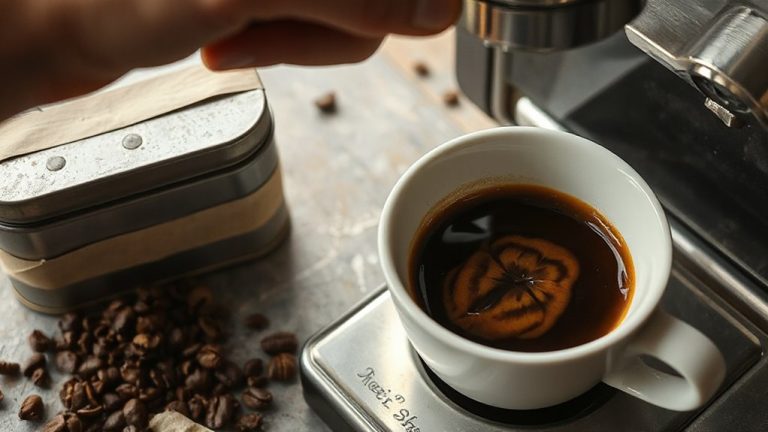 espresso with pre ground coffee