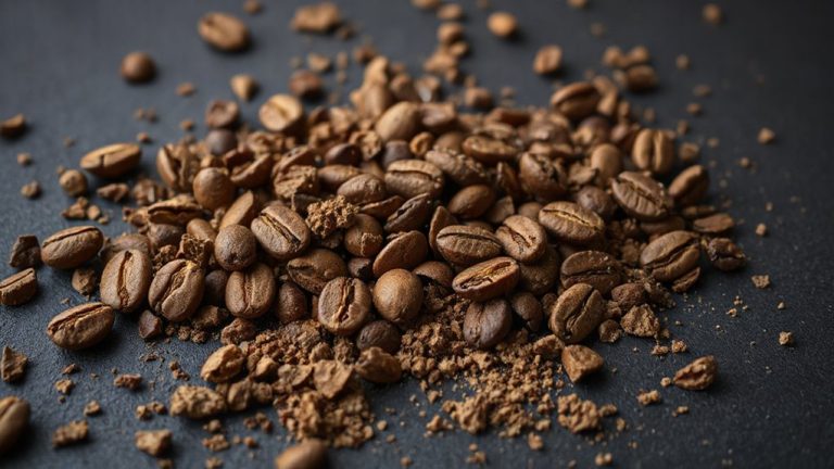 examine coffee texture for dullness