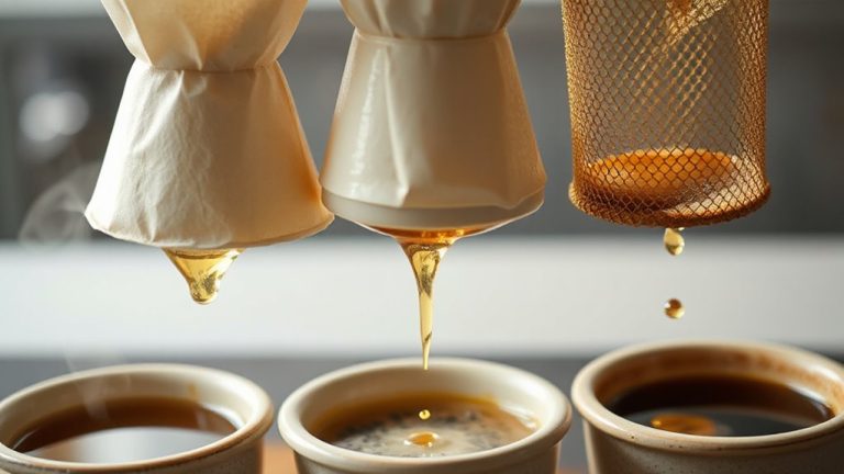 filter paper flavor impact