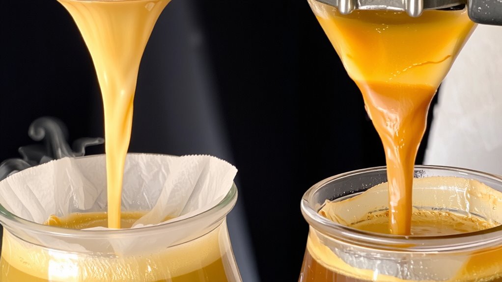 filter thickness affects extraction evenly