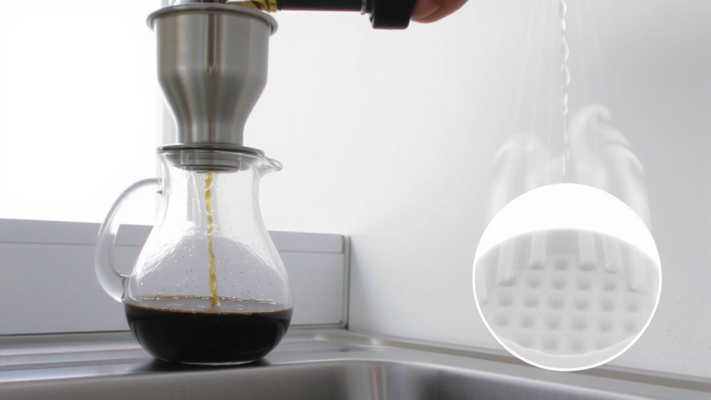 filtered water enhances coffee taste
