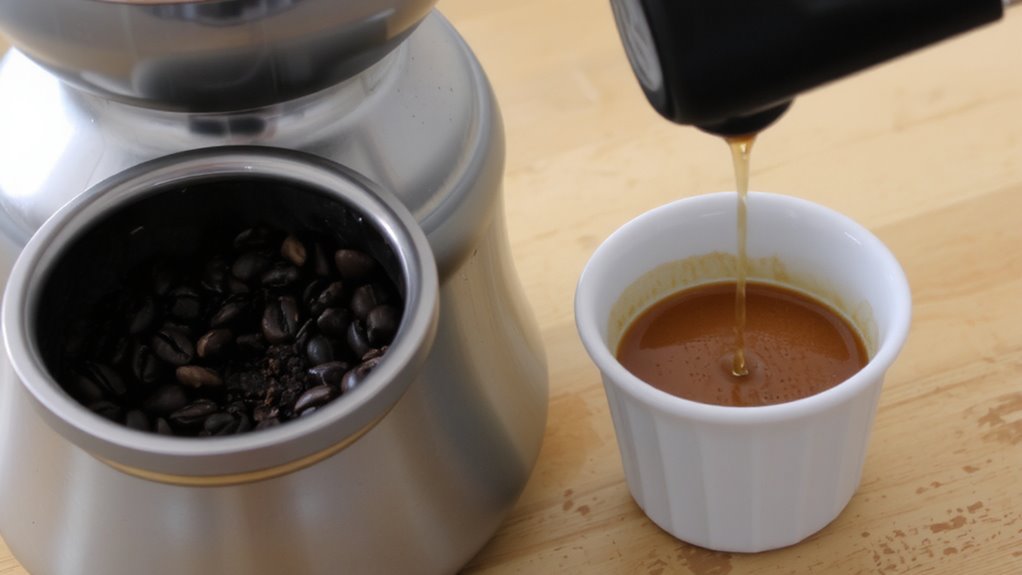 fine grind steady tamp