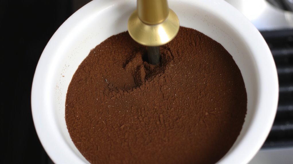fine grinds crack tamping