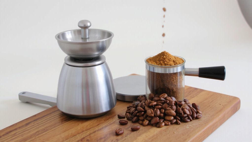 fine to medium fine grind