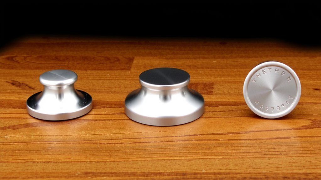 flat convex or calibrated tamper choice