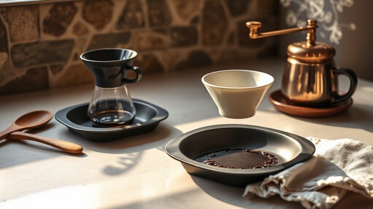 foldable coffee drip trays