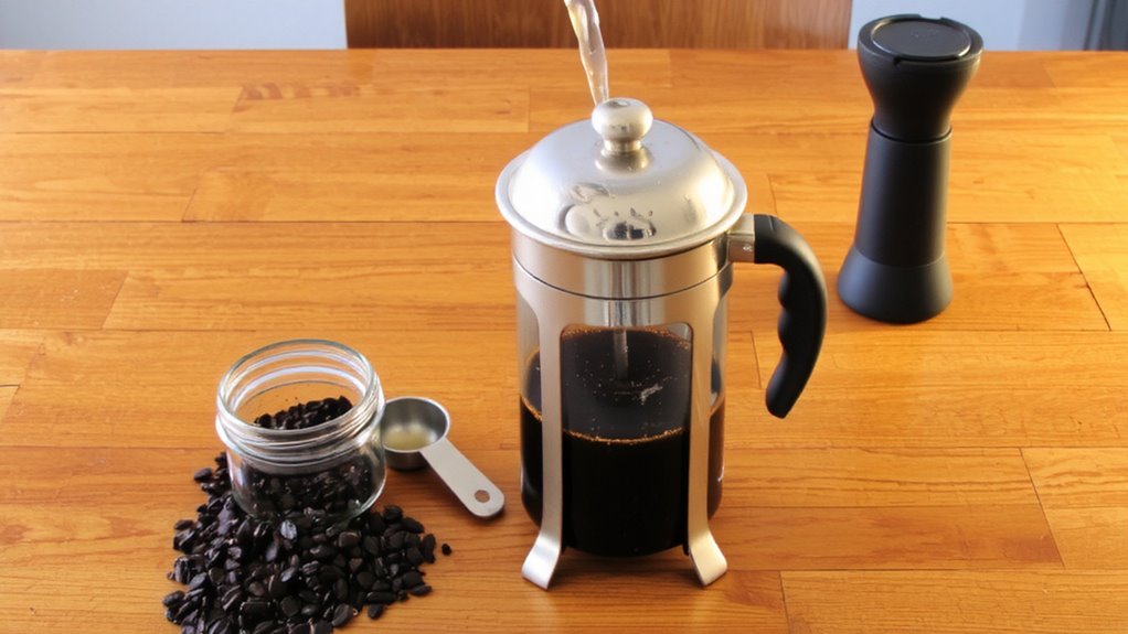 french press full immersion brewing