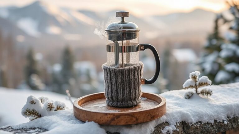 french press heat retention