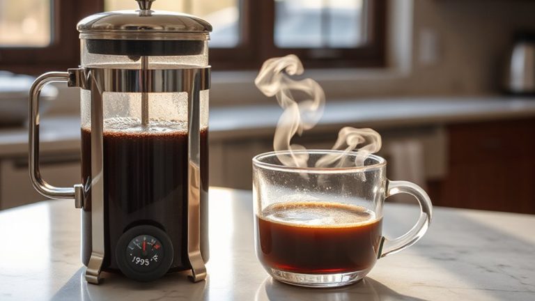 french press optimal serving temperature