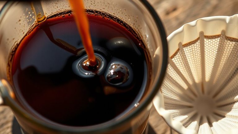 french press retains oils