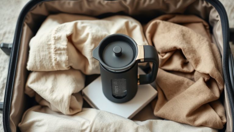 french press travel suitcase friendly