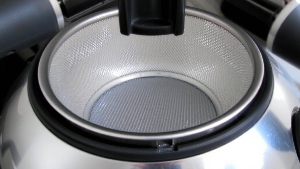 gasket compression and basket retention