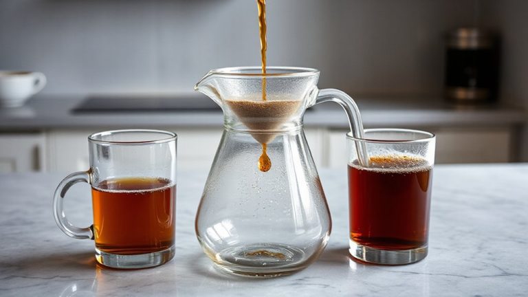 glass effect on pour over acidity