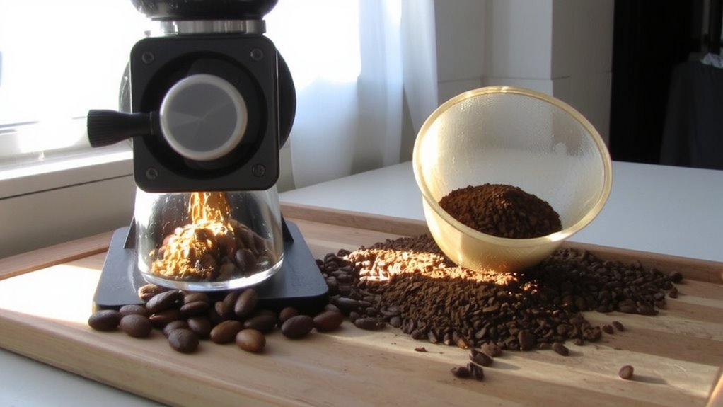 grind coarser reduce fines