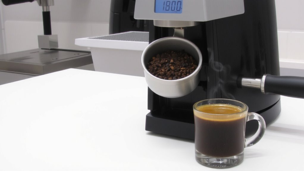 grind dose tamp taste