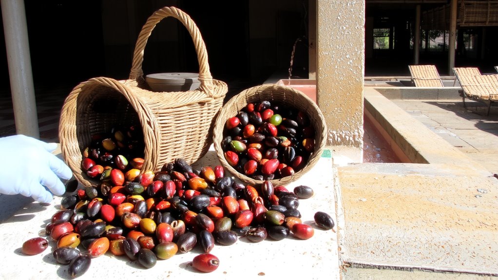 hand picked at peak ripeness