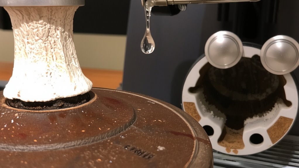 hard water damages grinders