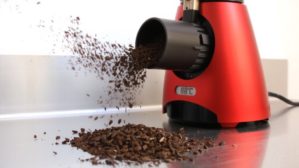 heat causes inconsistent grinds