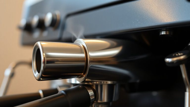 heavier portafilters improve heat stability