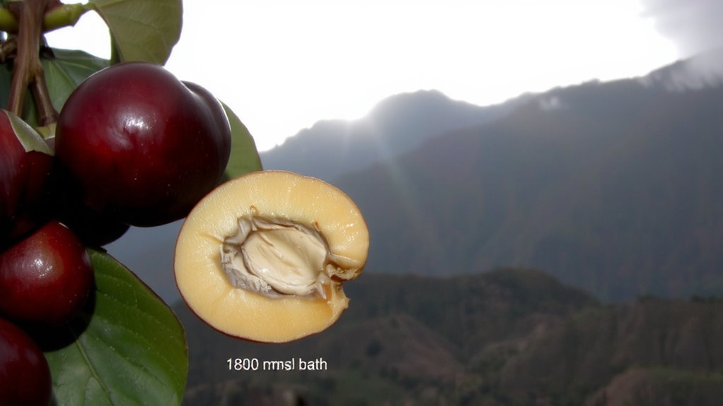 high altitude denser beans