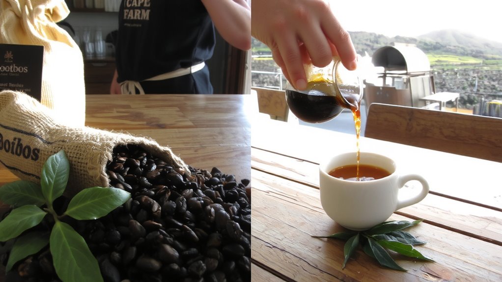 hybrid rooibos coffee blending