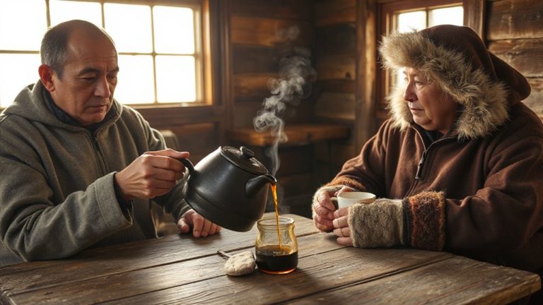 inuit elders seal oil coffee