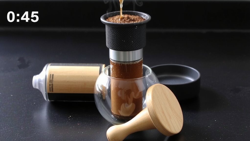 inverted brewing with steady pressure
