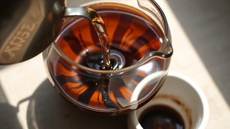 iron in tap water oxidizes coffee