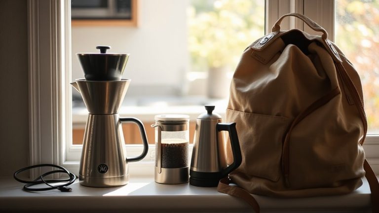 lightweight coffee makers travel tiny kitchens