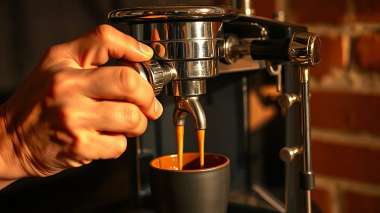 manual espresso pressure control