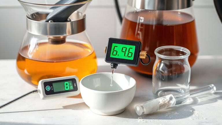 measure adjust coffee ph