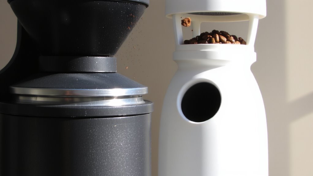 metal grinders reduce static