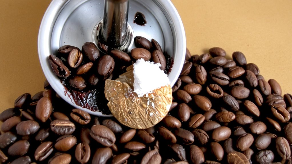 oily beans clog grinders