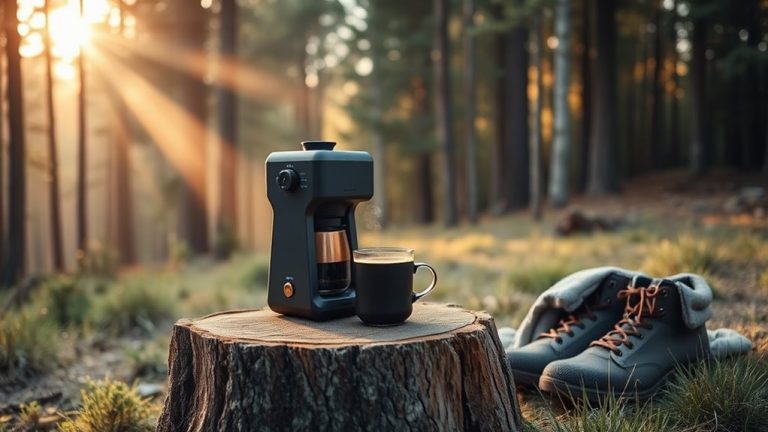 portable coffee makers grinder
