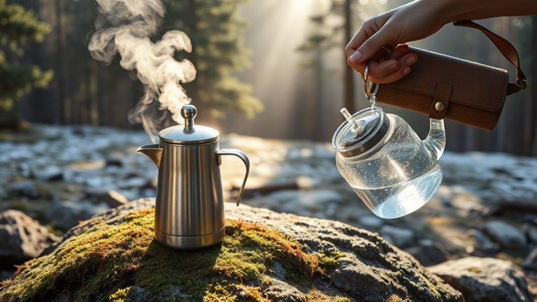 portable espresso makers hot water