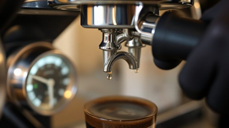 pre infusion lever espresso technique