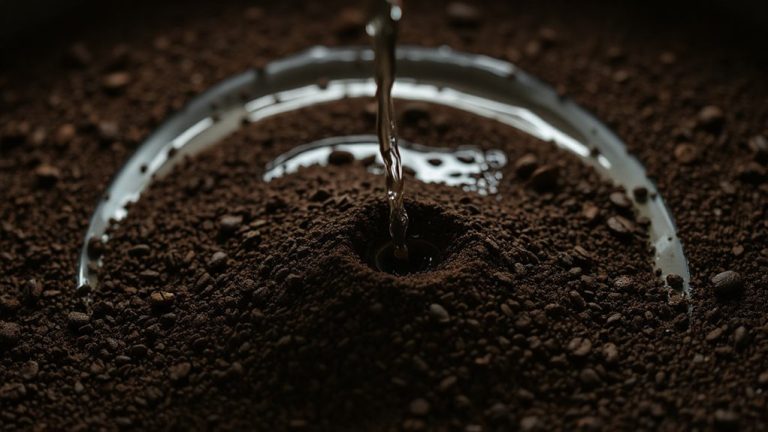 pre wetting reduces pour over turbulence