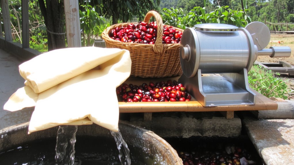 precise depulping defines flavor