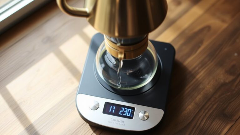 precision coffee scales with timer