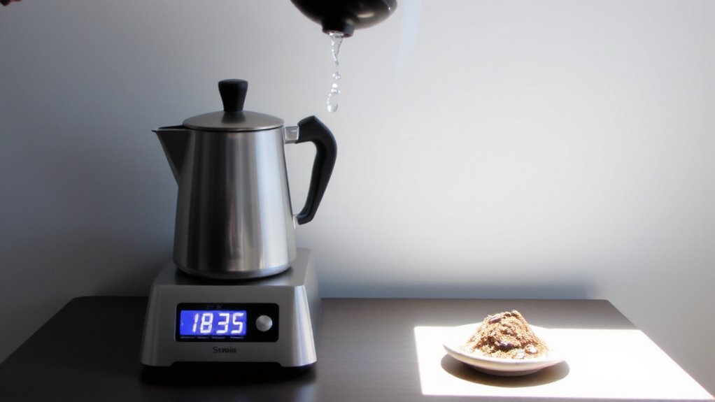 precision weighing for consistent brews
