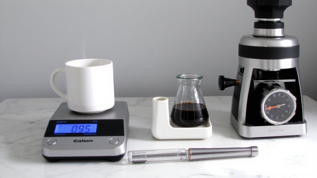 refractometer scale timer filter
