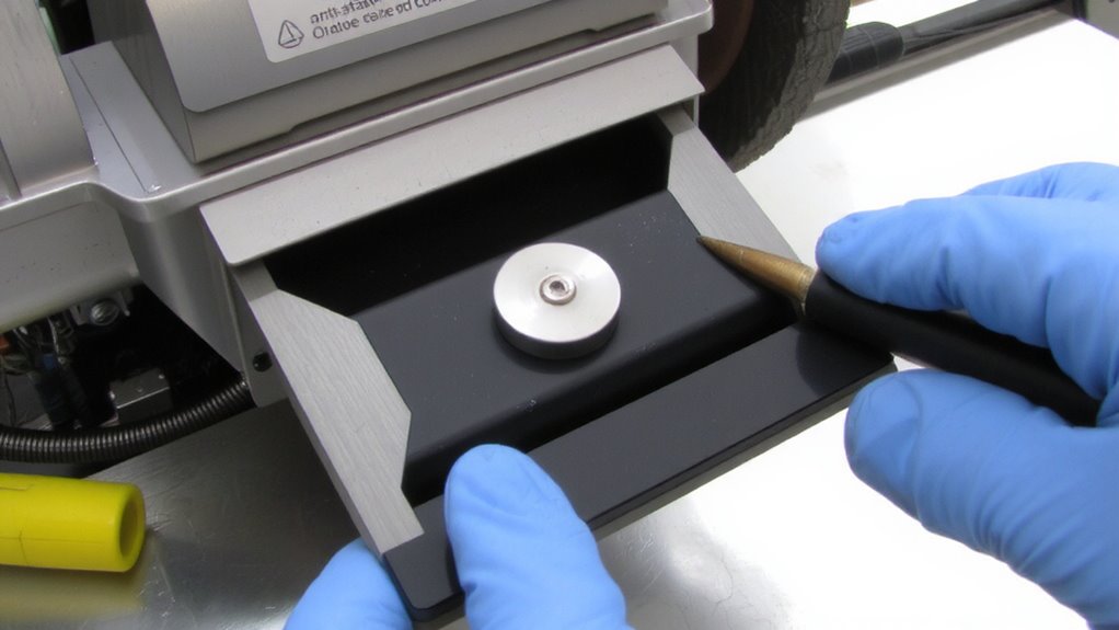 remove anti static blade safely