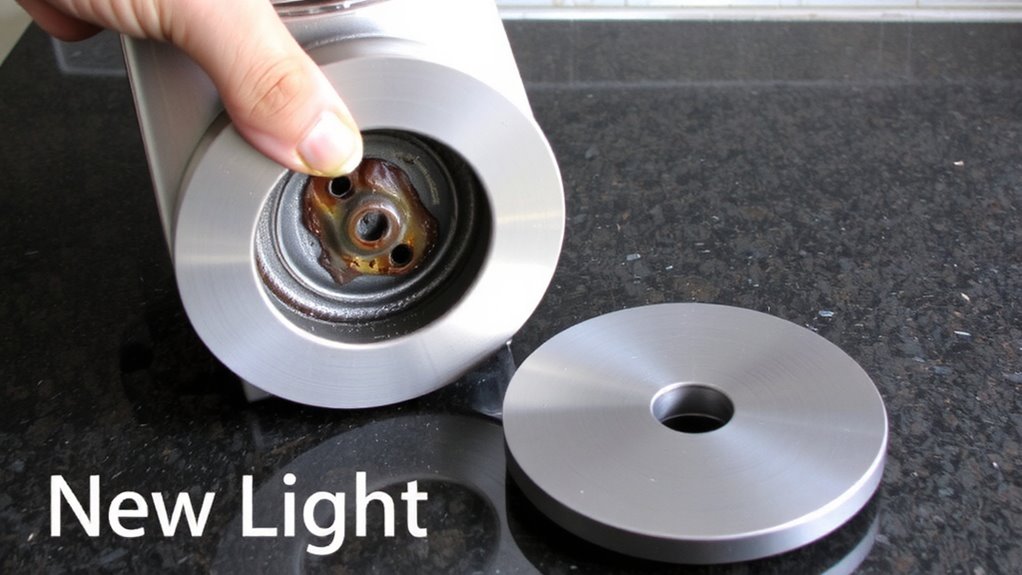 replace dull burrs for better espresso