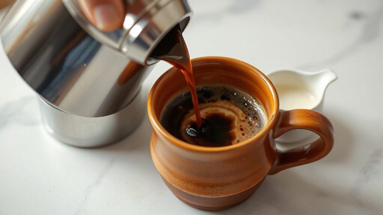 rich creamy french press coffee